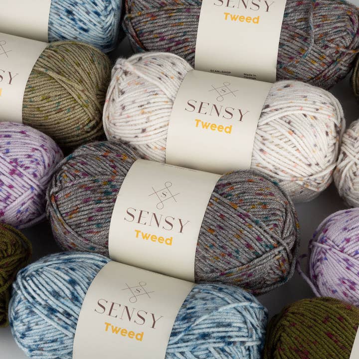 Sensy - Wholesale Yarn - Sensy Tweed Yarn, 3.5 oz, 214 Yards, Gauge 4 Medium18