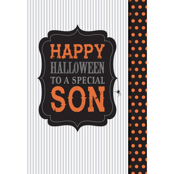 Halloween gratulationskort - Son för wholesale av InterGreet.com