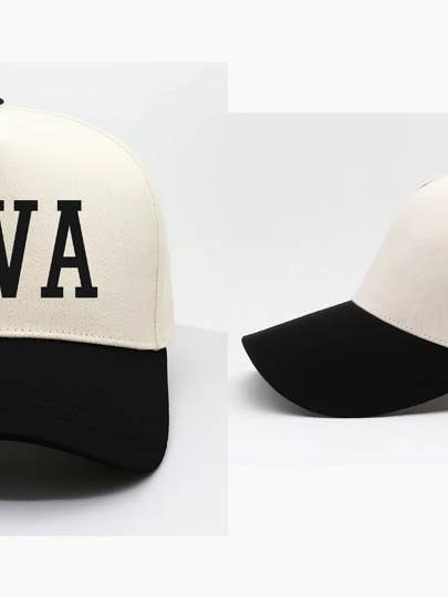happy state tan black nwa text hat cap northwest arkansas for wholesale by Happy State Co