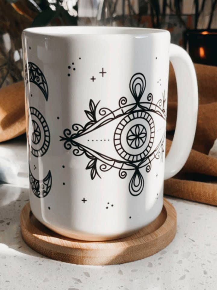 Beauty Within Large Mug for wholesale by The Cosmic Feminist