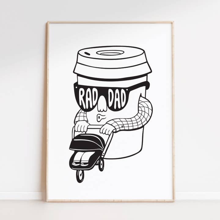 Rad Dad Kaffe Konstaffisch för wholesale av Black & Beech