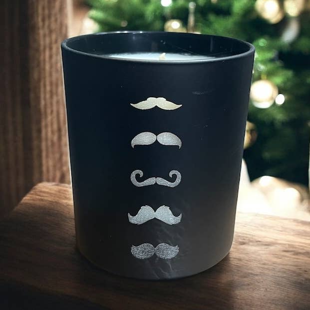 Vela de Regalo "Bigote" - Vela de Navidad para Hombres para venta al por mayor de Calon Home