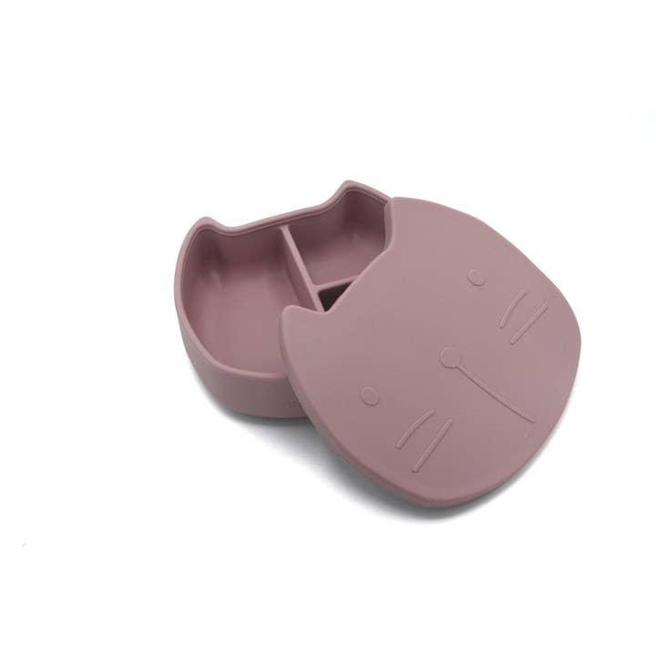 Silicone Lunchbox Pippa Dusty Mauve for wholesale by the cotton cloud