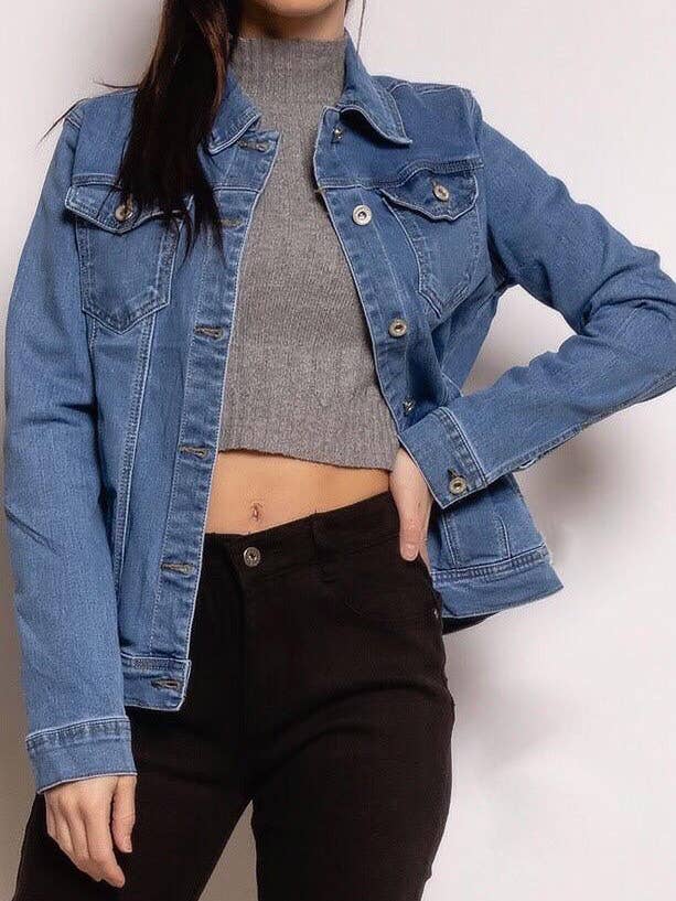 G Smack Black Mega Stretch Denim Jacket for wholesale by DenimVista