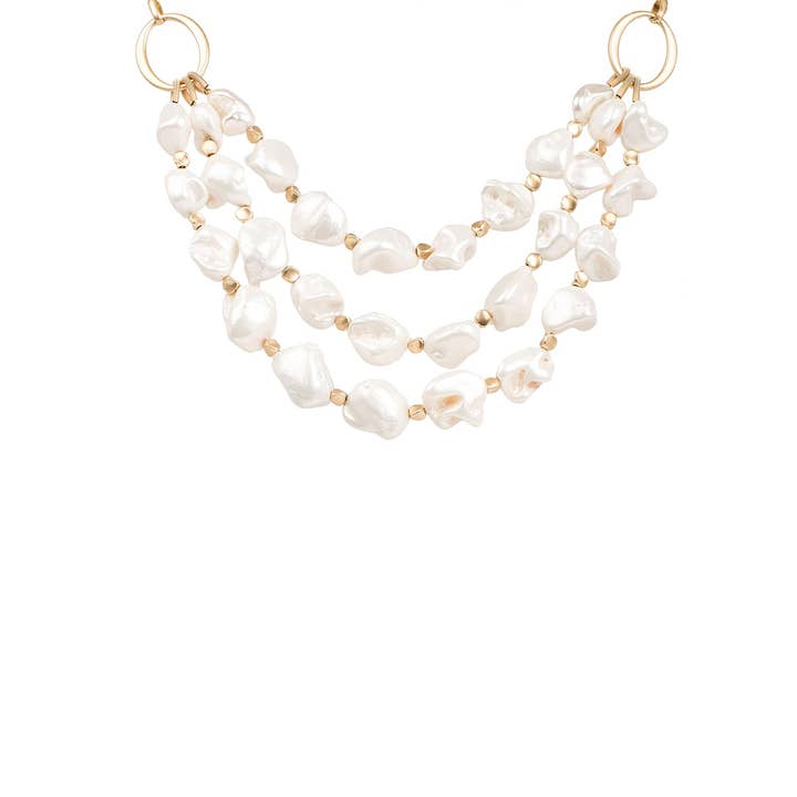 SAACHI – wholesale Beaded/pearl necklace – Charlotte Pearl Necklace2
