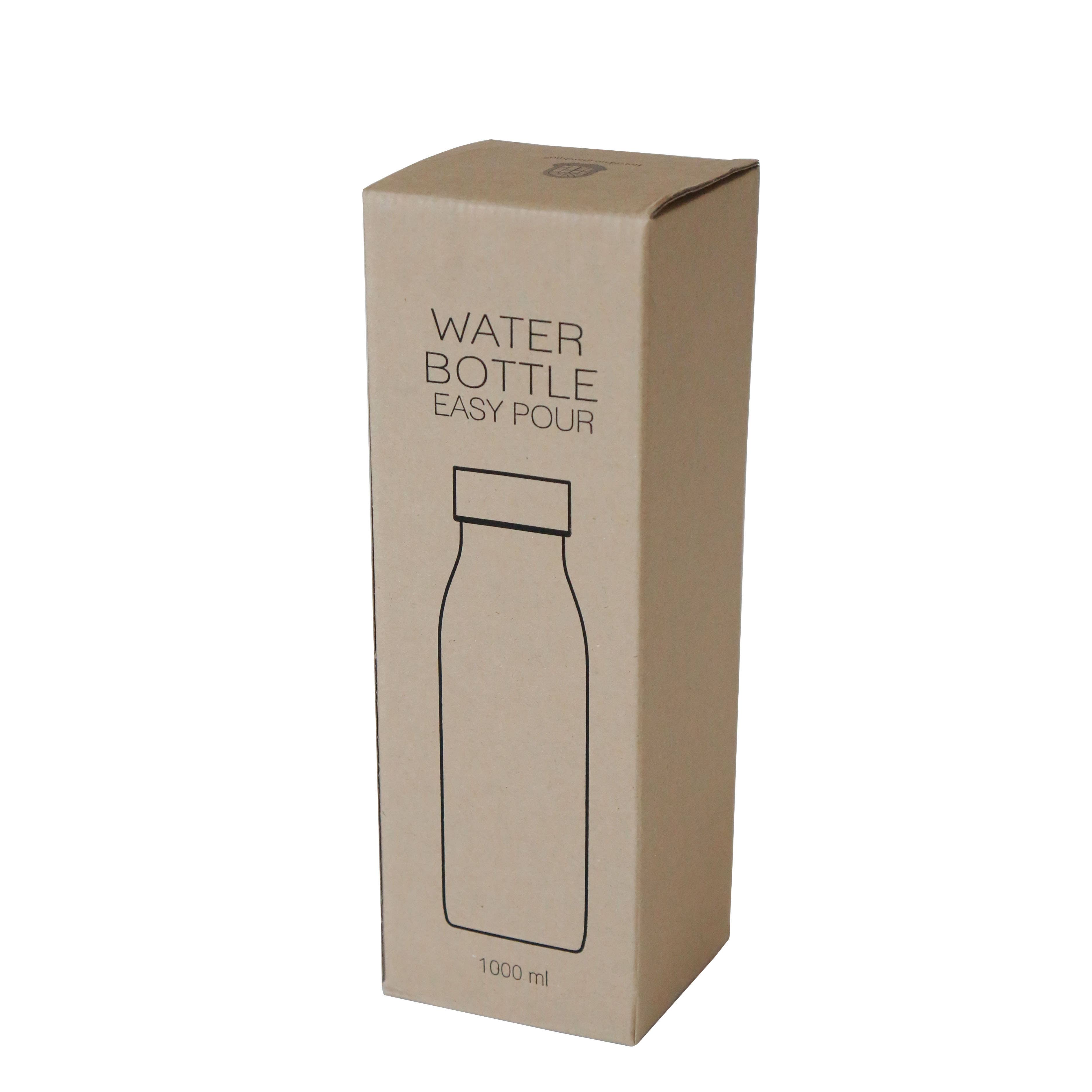 Fiorirà un giardino - Wholesale Carafe - Glass bottle with "non-screw" cap 1000 ml d8 h26 cm3