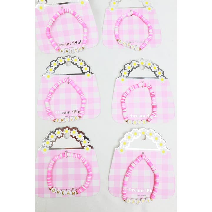 Letter Bead Disc Bracelet for wholesale by Love and Repeat