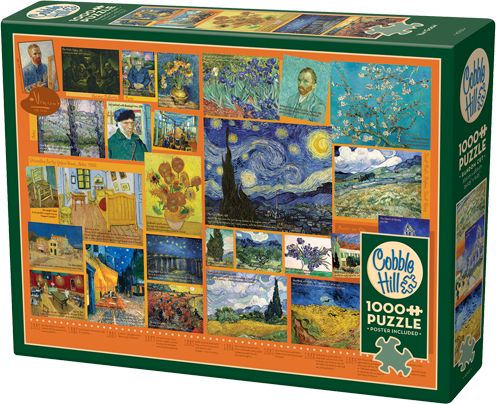 Cheatwell Games – wholesale Puzzle – Adult – Van Gogh 1000 Piece Jigsaw Puzzle - Poster Included0