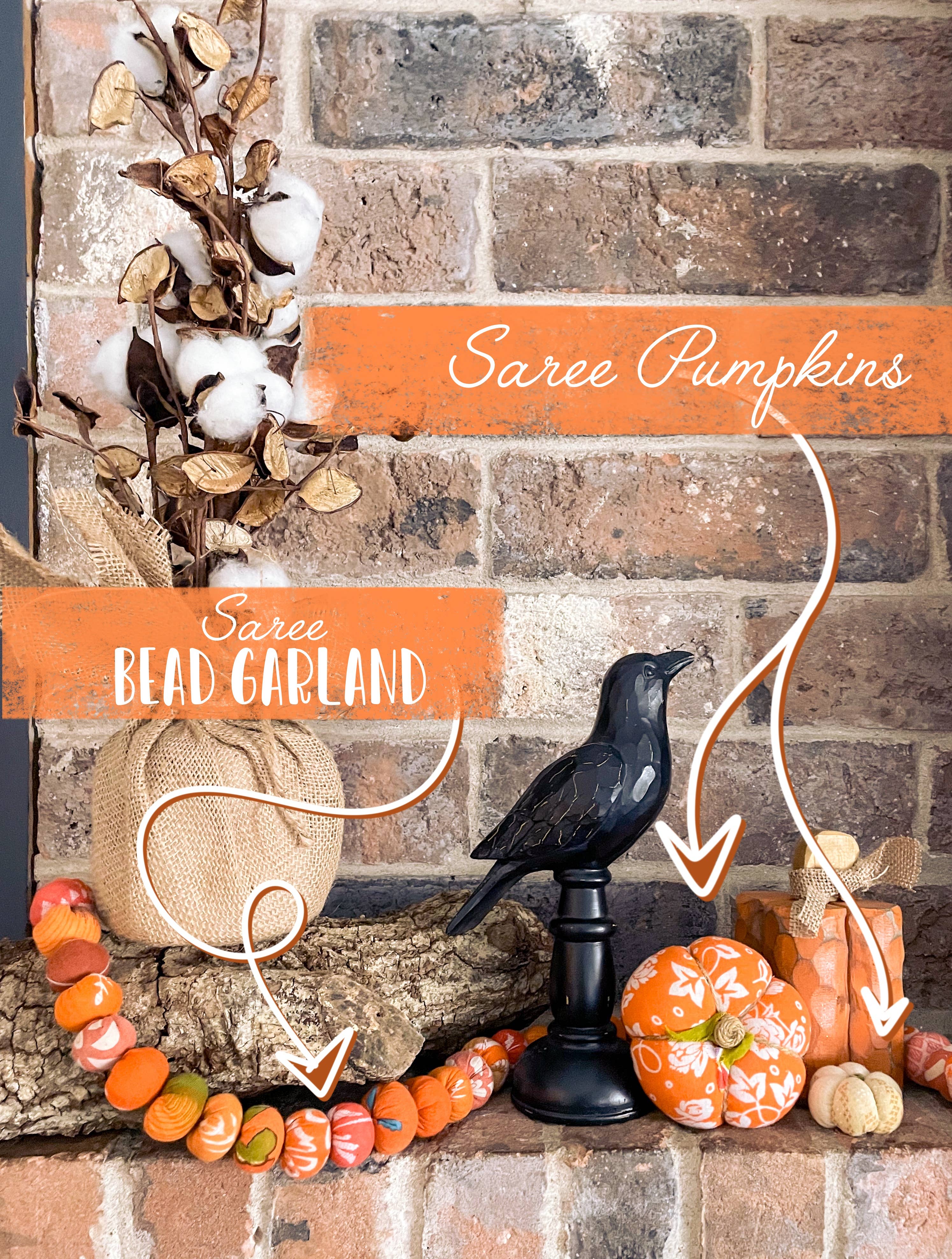 Asha Project - Vente Décorations de table - Saree Citrouille | Grand8