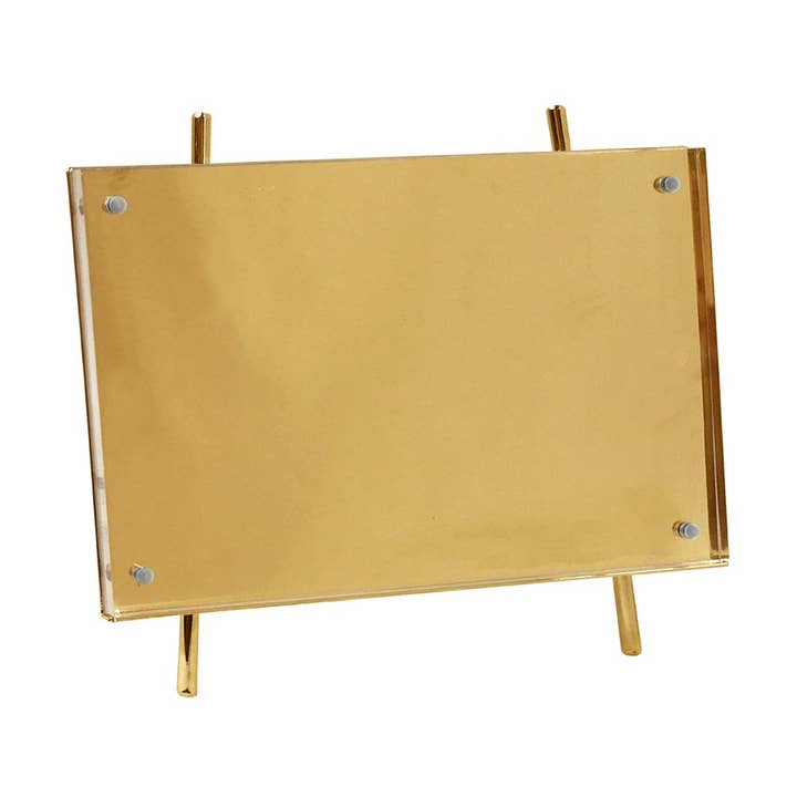 Isaac Jacobs International - Wholesale Picture frame - Isaac Jacobs 4x6 Magnetic Acrylic Metal Easel Frame