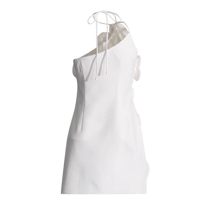 Productseeker - Wholesale Dress - Women's - DR575Y Elegant 3D Floral Tube Top Short Summer Dress18