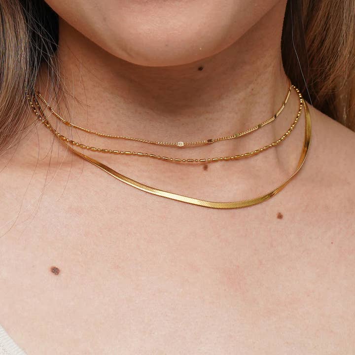 Brenda Grands Jewelry - Wholesale Choker/Collar - Dainty Layered Sparkle Choker