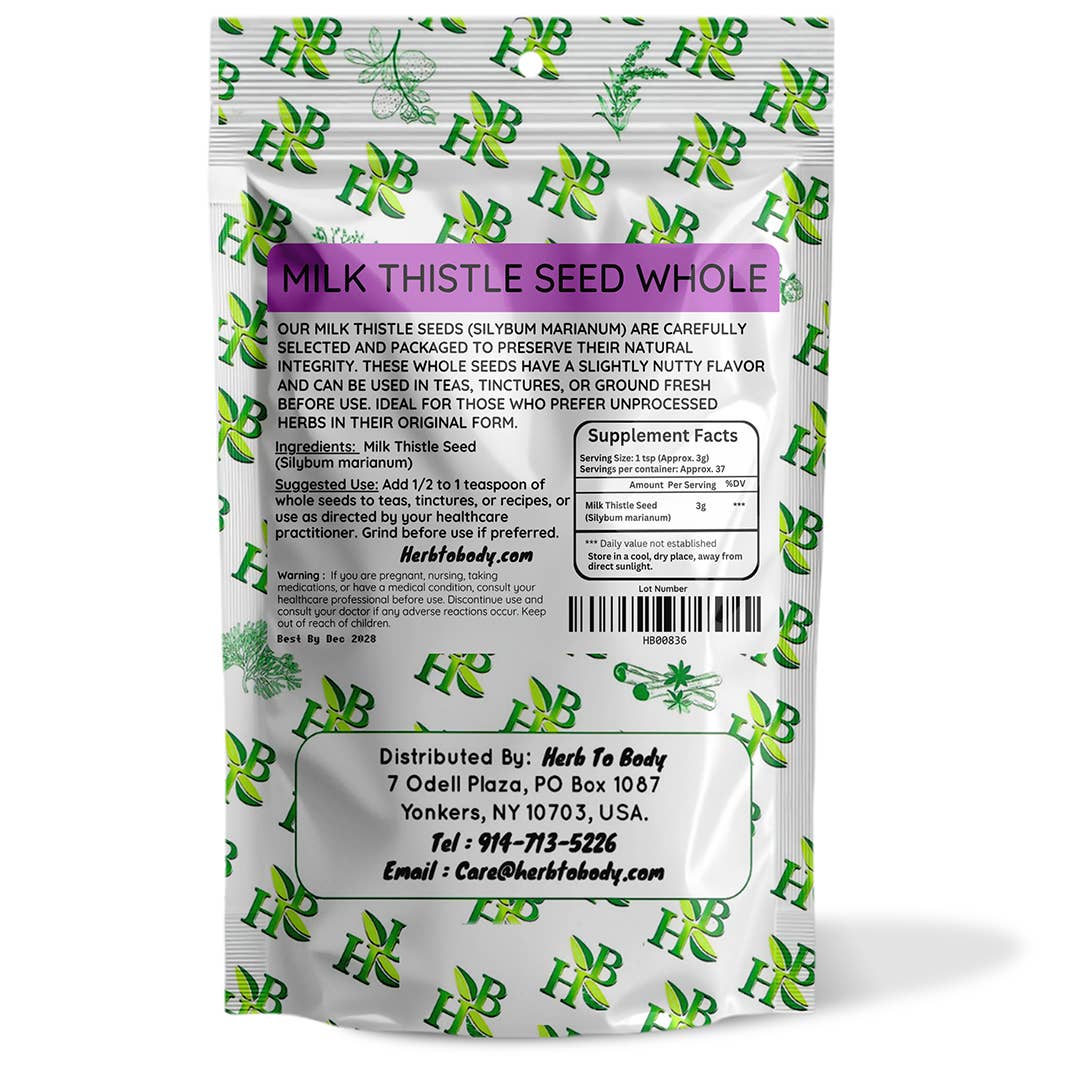 Herb To Body - Wholesale Plant Seeds - Milk Thistle Seed Whole2