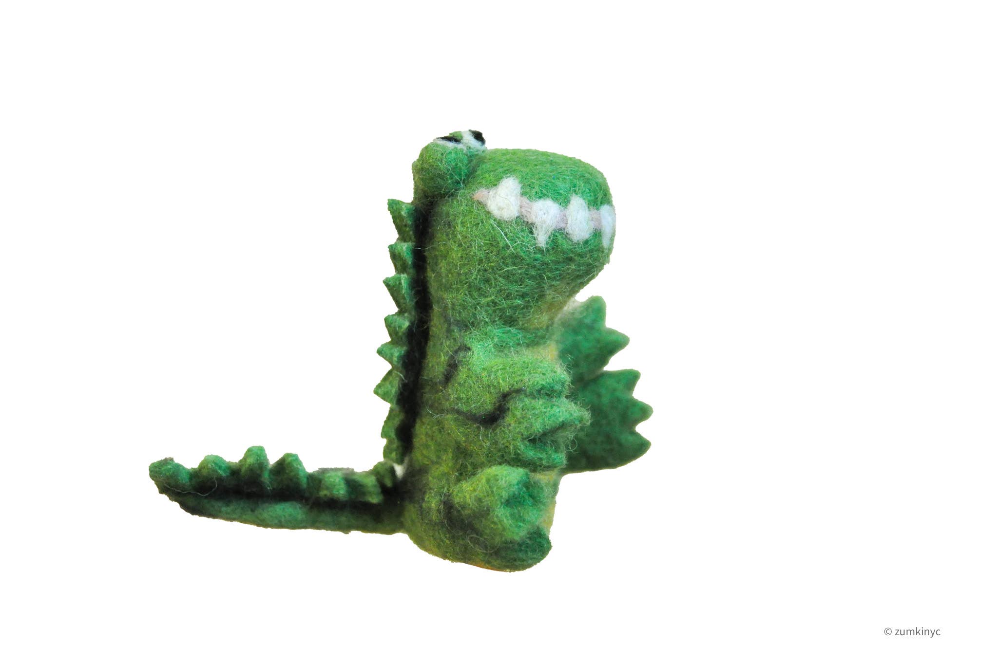Zumki - Wholesale Finger Puppet - Kids & Baby - Sitting Crocodile Felt Wool Finger Puppet2