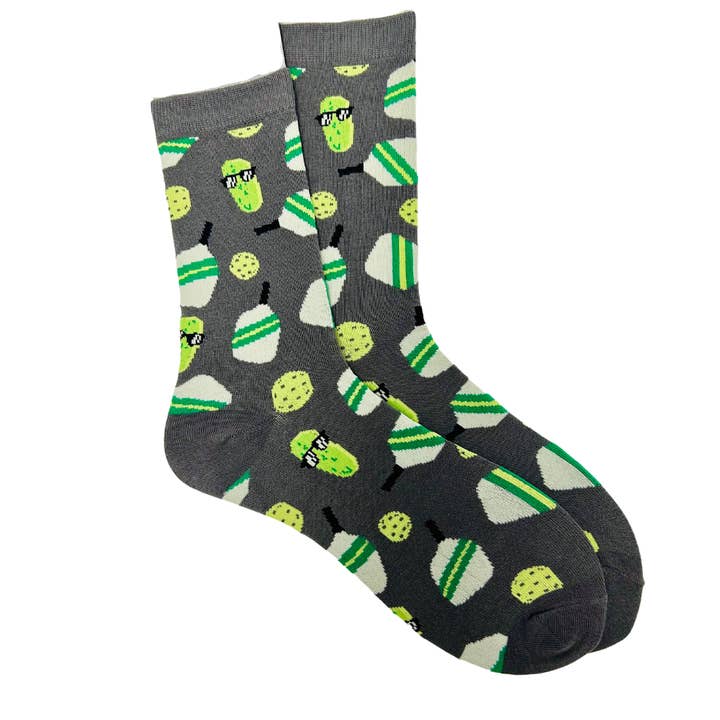 Born to Rally - Wholesale Socks - Men's - Pickleball Bamboo Socks- Gray4