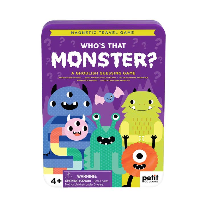 Who's That Monster? Magnetic Travel Game (Game) for wholesale by Petit Collage