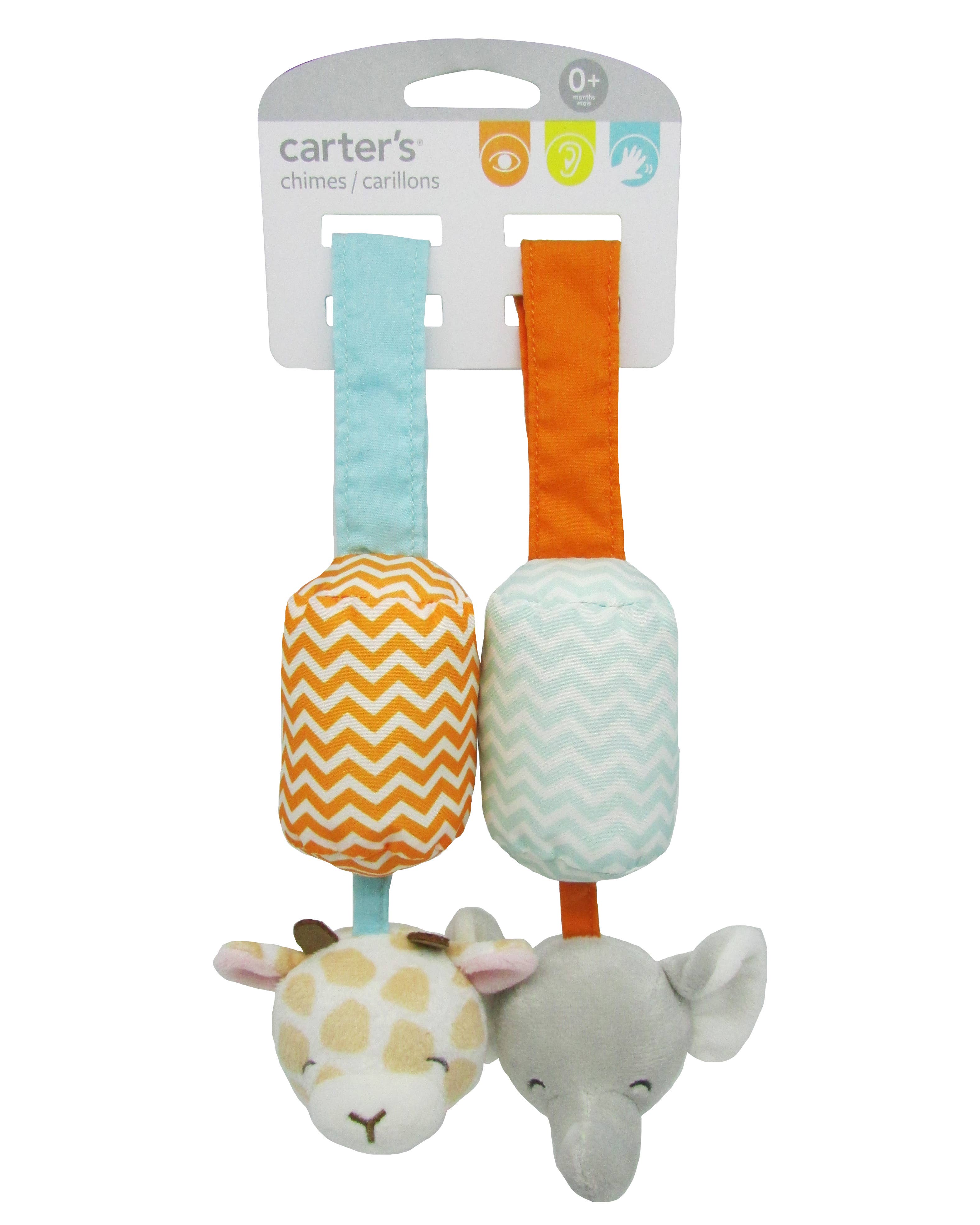 Kids Preferred - Wholesale Toy Set - Kids - Carter's Chime Set Giraffe & Elephant0