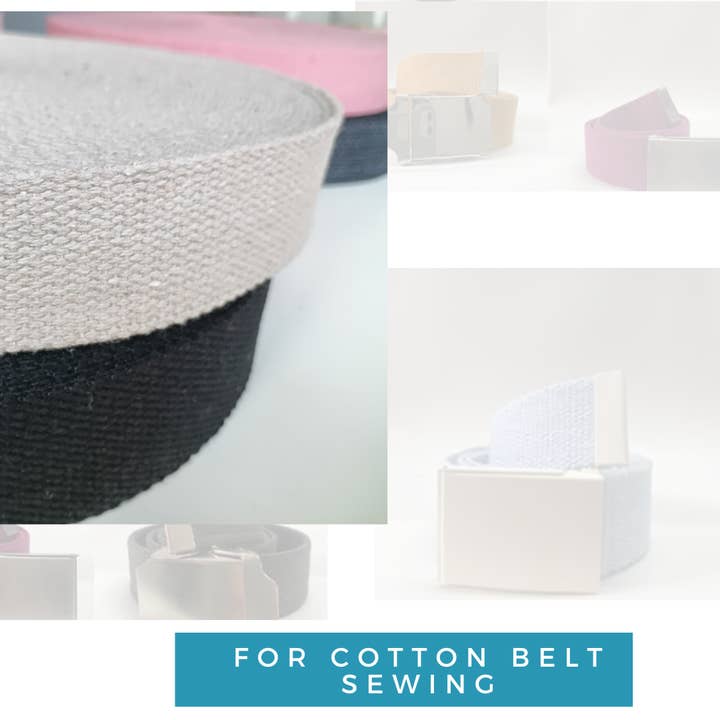 Dream Trimming Goods LLC - Wholesale Craft Supplies - 1.5" x 50 Yard Natural Heavy Cotton Webbing/ Bag Belt Sewing4