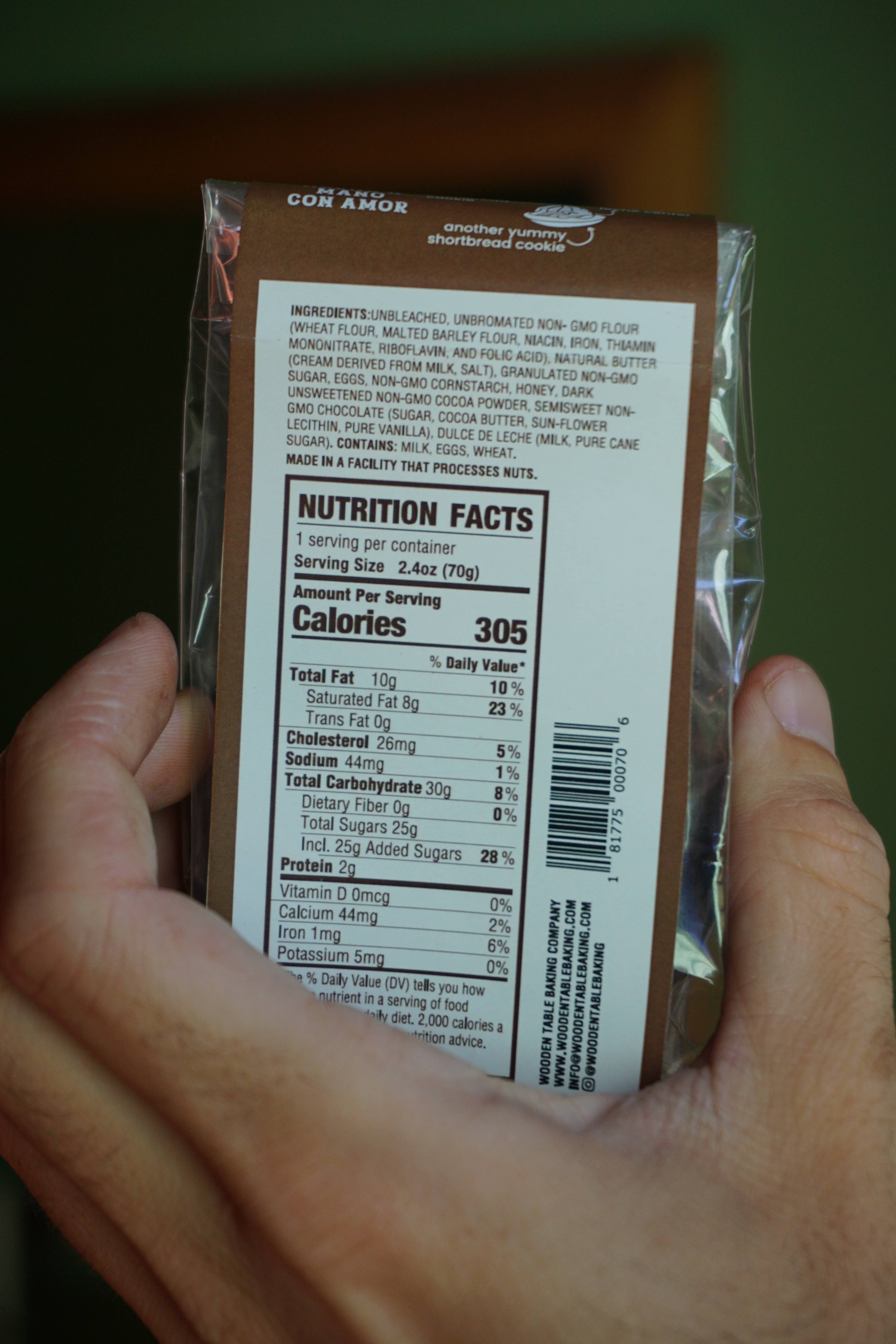 Wooden Table Baking Company - Wholesale Cookie - Dark Chocolate Alfajores XL (Individually wrapped)6