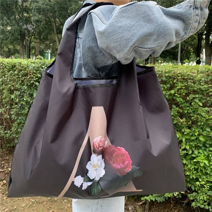 UZ Wholesale Store - Vendita all'ingrosso Borsa tote - Donna - Borsa pieghevole stampata con alfabeto8