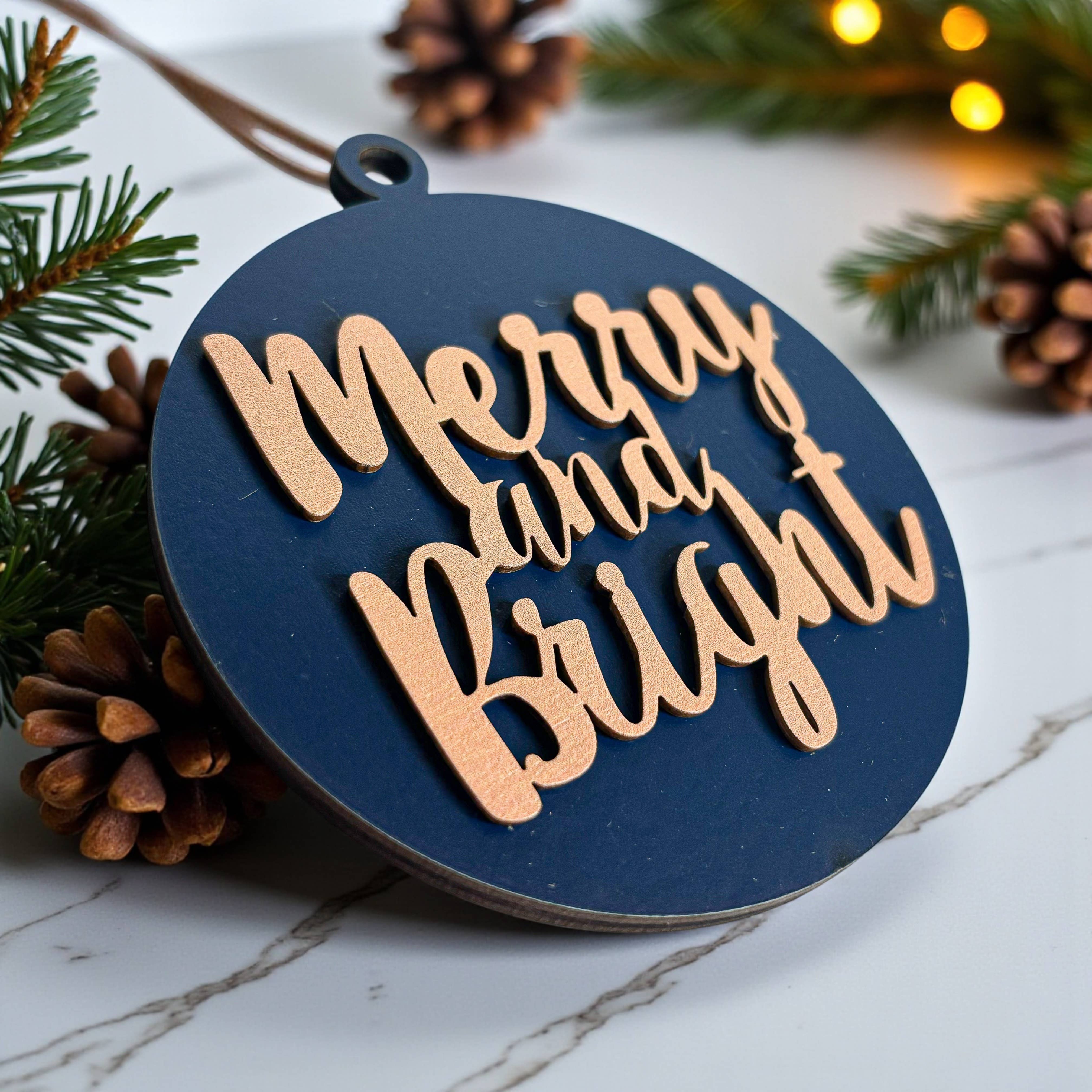 Gia Roma - Wholesale Ornament - Hanging Christmas Decor + Handmade Wooden Ornament Funny168