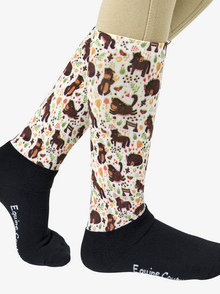 JPC Equestrian - Wholesale Socks – Child - Equine Couture Children's OTC Boot Socks0
