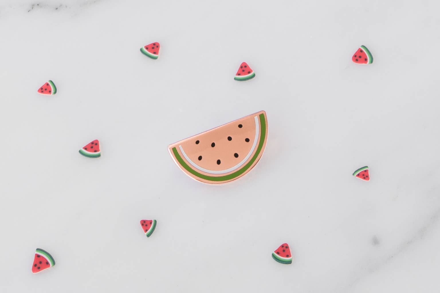 Copper multi Watermelon Pin for wholesale on Faire2