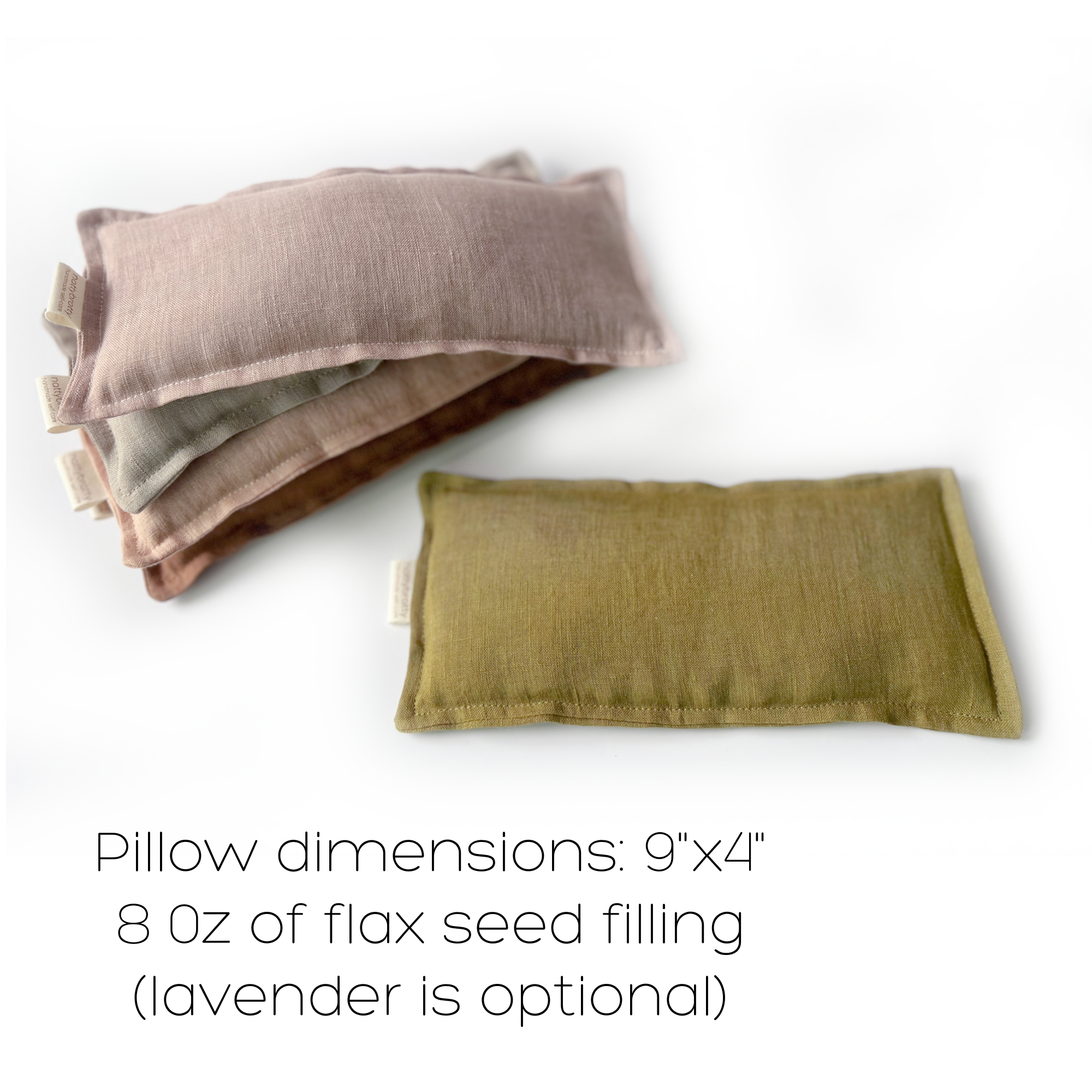 The Modern Pause - Wholesale Spa/Therapy Pillow - Eye Pillow - Stonewashed Organic Linen8