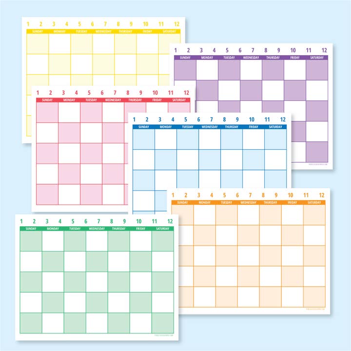 Bloc-notes Calendrier - 48 Feuilles Non Datées pour la vente par Public School Paper Co.