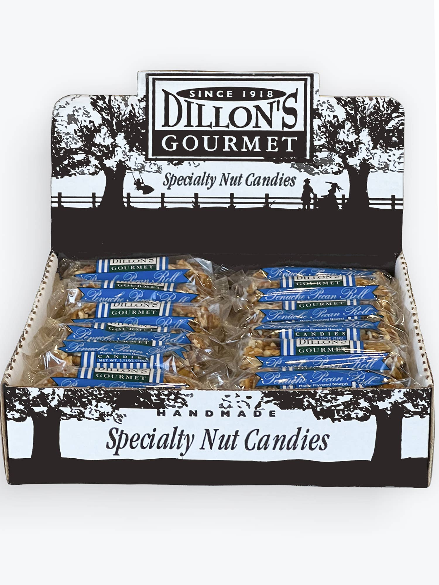 Dillon Candy Company - Wholesale Nougat - Roll, Penuche Pecan Log, 2.75 oz.0