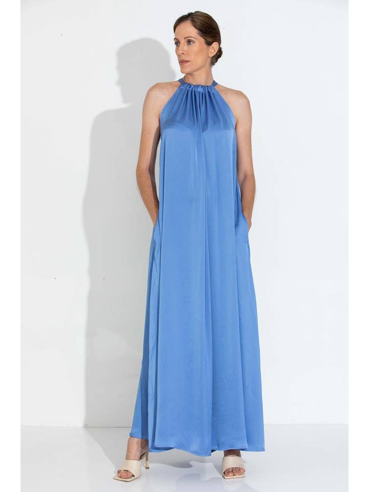 Tale the Label - Wholesale Dress – Women's - Lorna - Darling - Halter Dress- Australian Made2