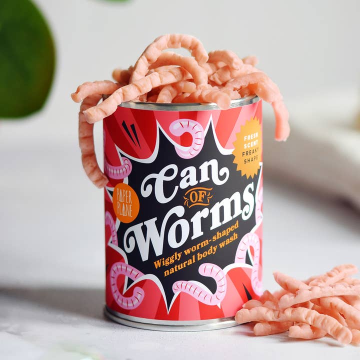 Can of Worms - vegan natural soap in a can for wholesale by Paper Plane