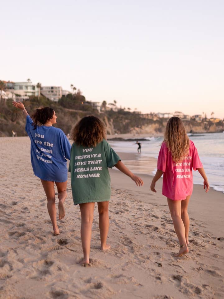 Sea Bones - Wholesale Screen Printed T-Shirt - Women's - A Love Like Summer Tee2