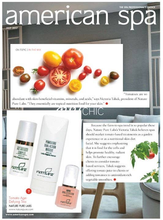 NATPURE Clinical Skin Care - Wholesale Skincare Face Mask - Pomodoro Dual-Action Masque with Certified Organic Botanical6