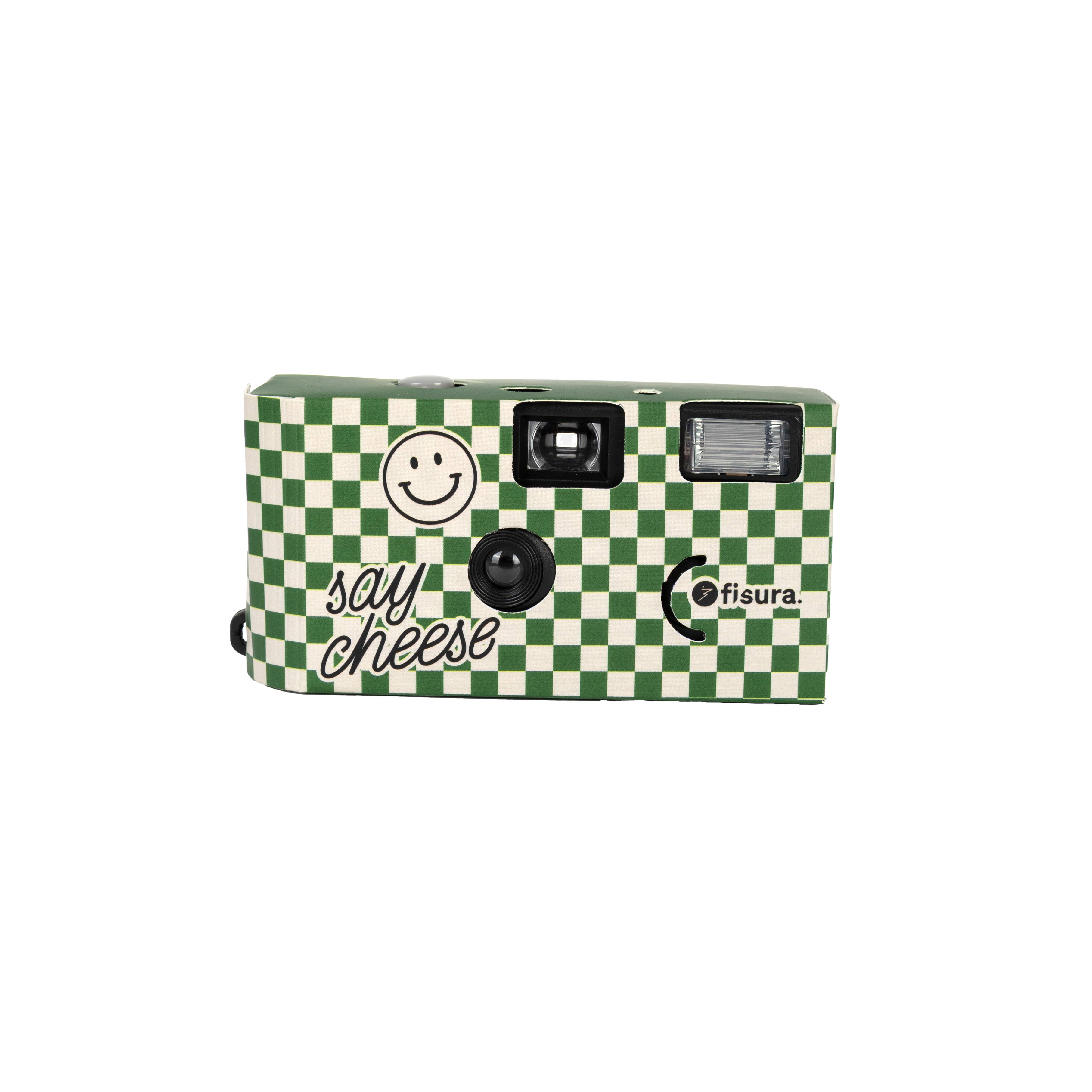 Fisura - Wholesale Disposable Camera - Disposable camera "say cheese" green1