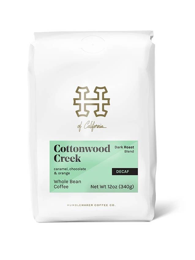 Cottonwood Creek Decaf for wholesale by Humblemaker Coffee