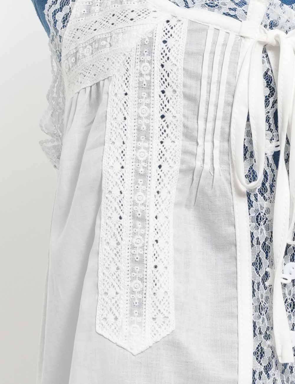 Sweetkama - Venta al por mayor Camisola - Mujer - Top de tirantes de encaje con lazo en V para mujer SKT5130416