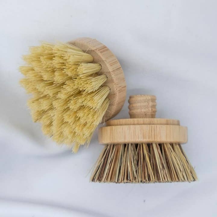 Bamboo Dish Brush Replacement Head for wholesale by Greenland & Co