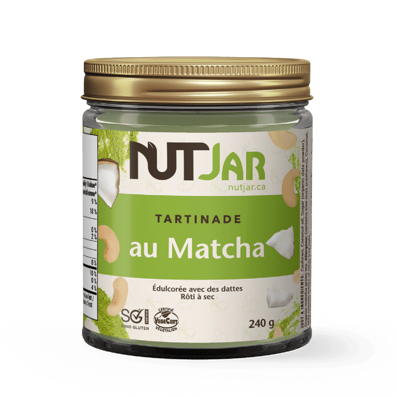 NutJar – wholesale Nut butter – Matcha Spread 240g1