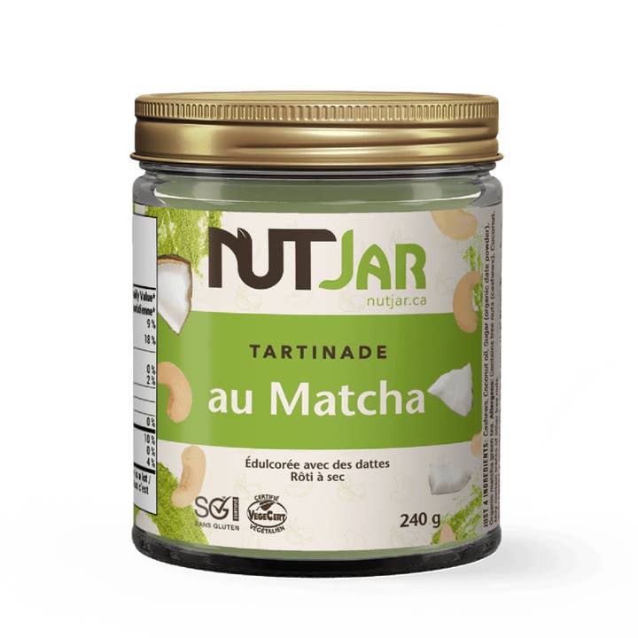 NutJar - Wholesale Nut butter - Matcha Spread 240g1