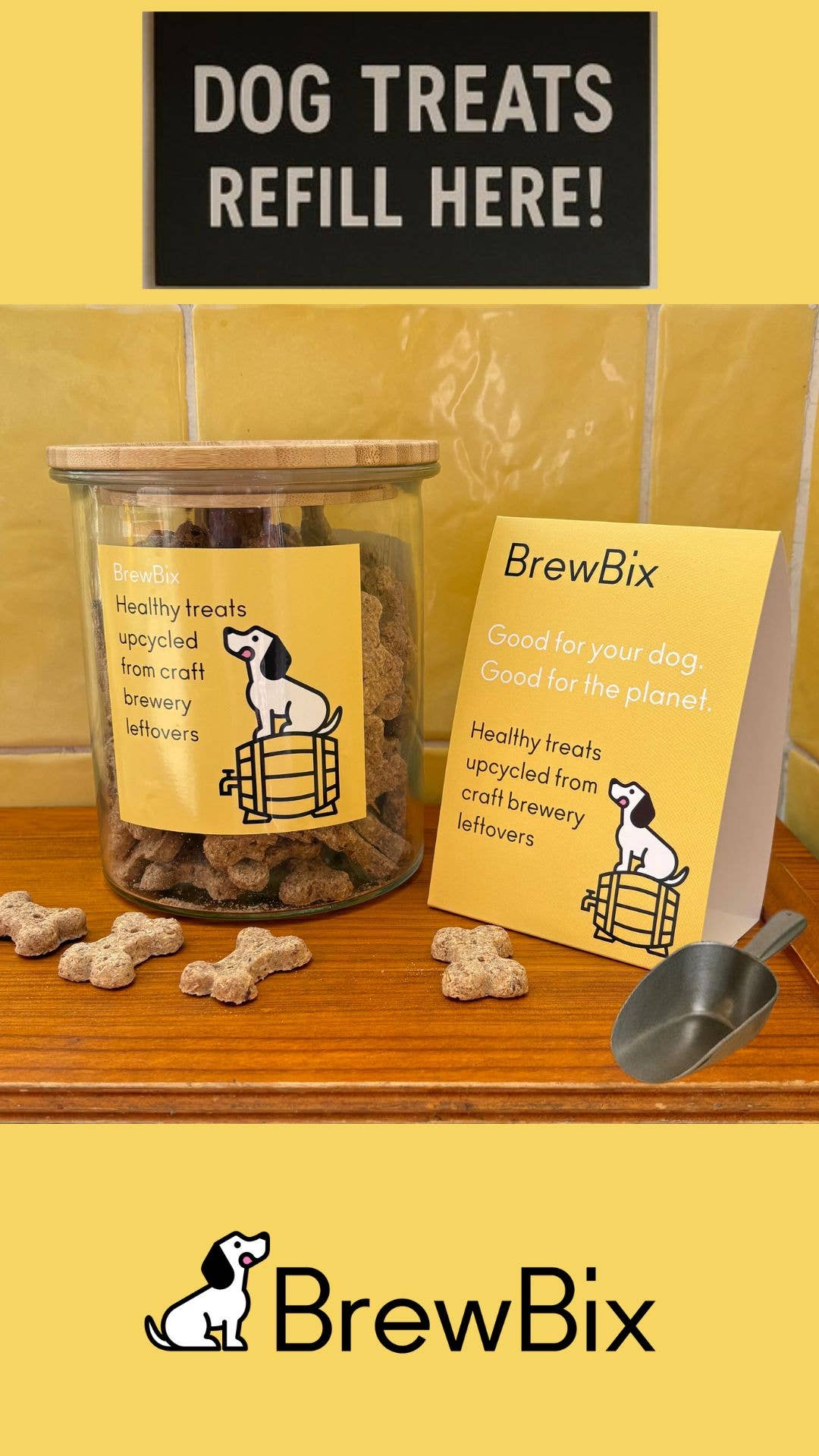 BrewBix – wholesale Pet treats – Dog – 3kg BrewBix Peanut Butter Dog biscuits TRIAL bulk box 2