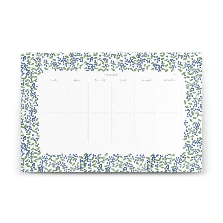 Bloc semanal Cranberry para venta al por mayor de Petit Gramme