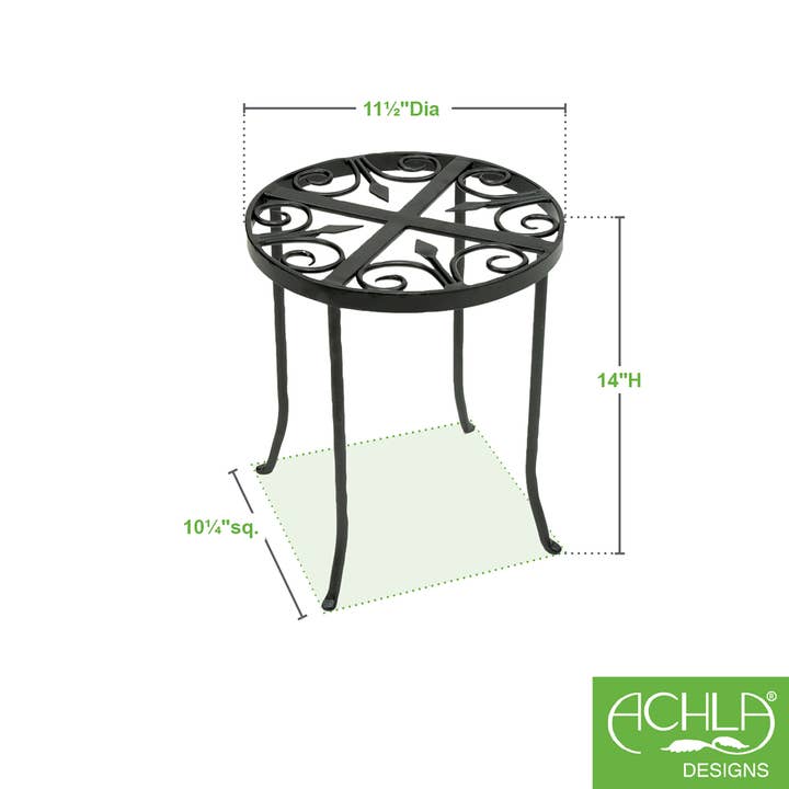 ACHLA Designs - Wholesale Plant Pot Stand - Round Trivet Plant Stand1