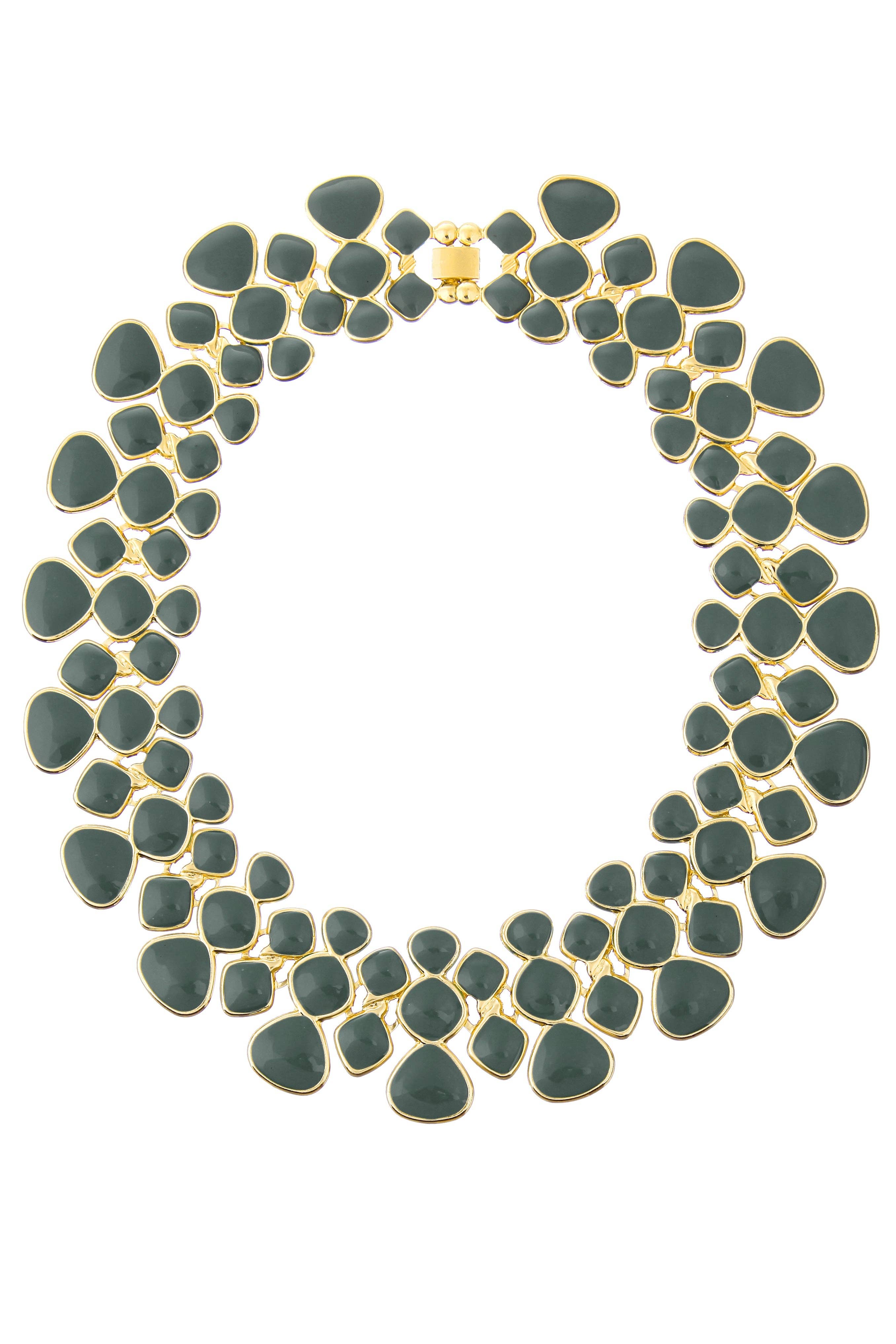 Eye Candy Los Angeles - Wholesale Choker/Collar - Adel Green Collar Necklace