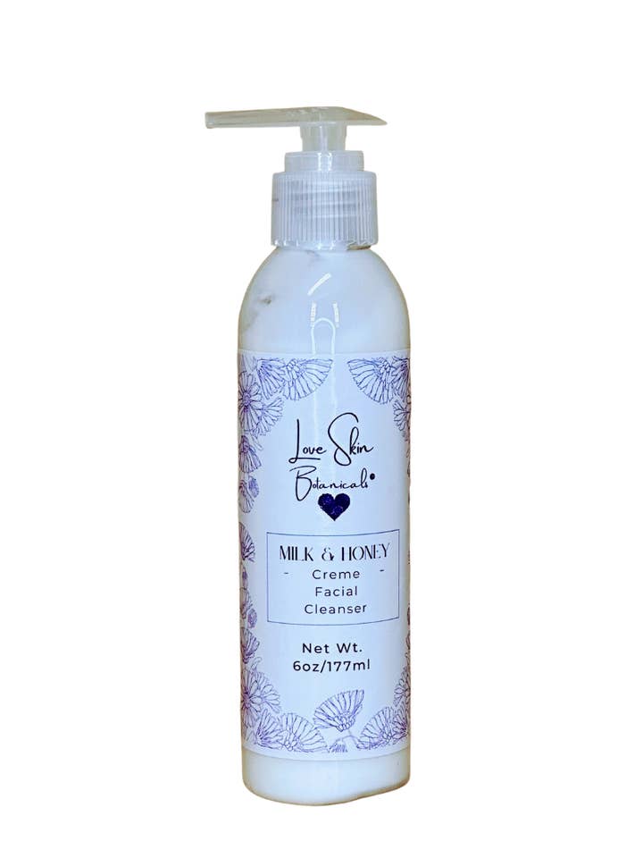 Milk & Honey Creme Cleanser for wholesale by Love Skin Botanicals