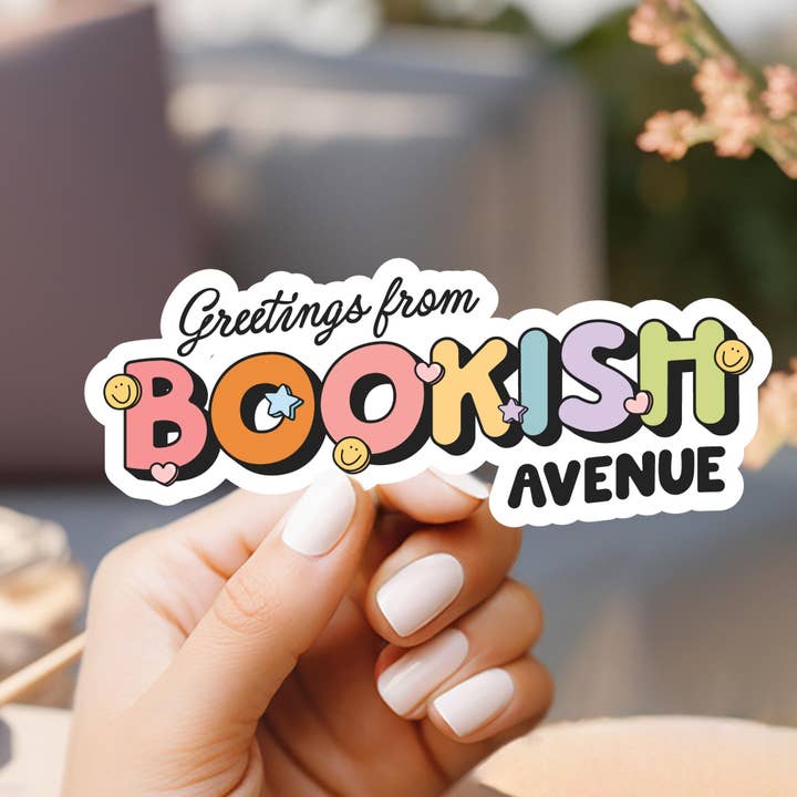 Market by Mari - Wholesale Sticker - Greetings from Bookish Avenue Sticker