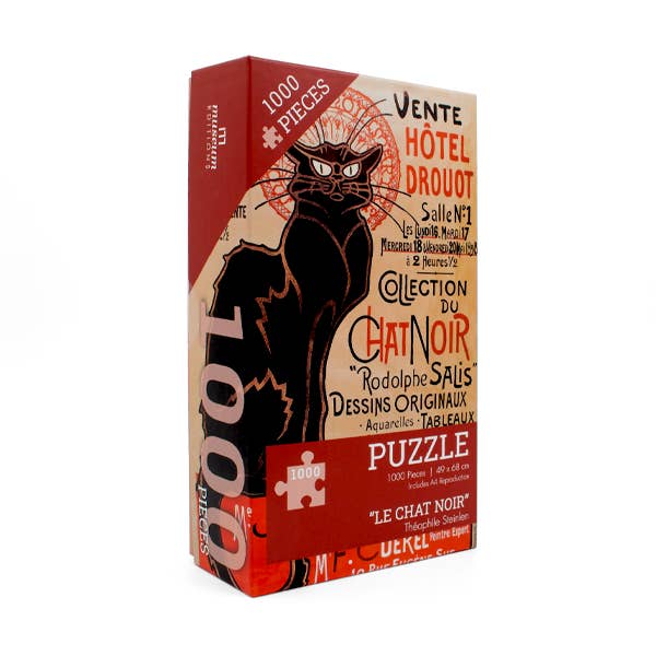 Puzzle, 1000 pieces, Le chat Noir, Steinlen for wholesale by MUSEUM WEBSHOP