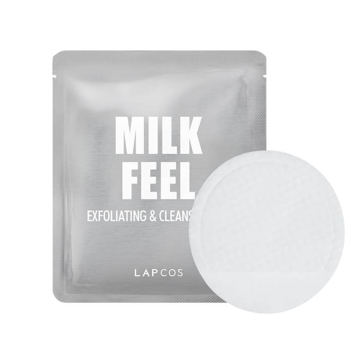 LAPCOS - Wholesale Facial Exfoliant/Scrub - Milk Exfoliating & Cleansing Pad 5-pack3