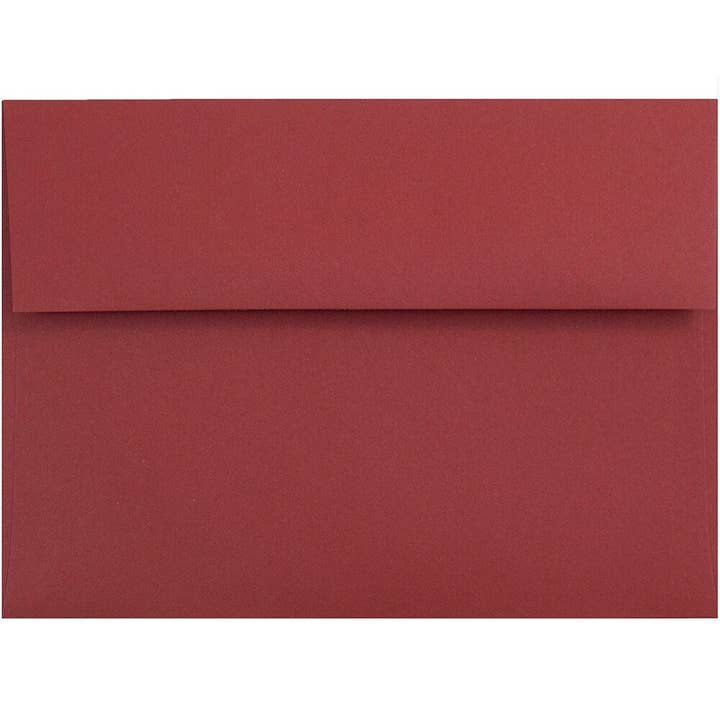 A6 Invitation Envelopes, 4 3/4 x 6.5, Dark Red, 1000 for wholesale by JAM PAPER