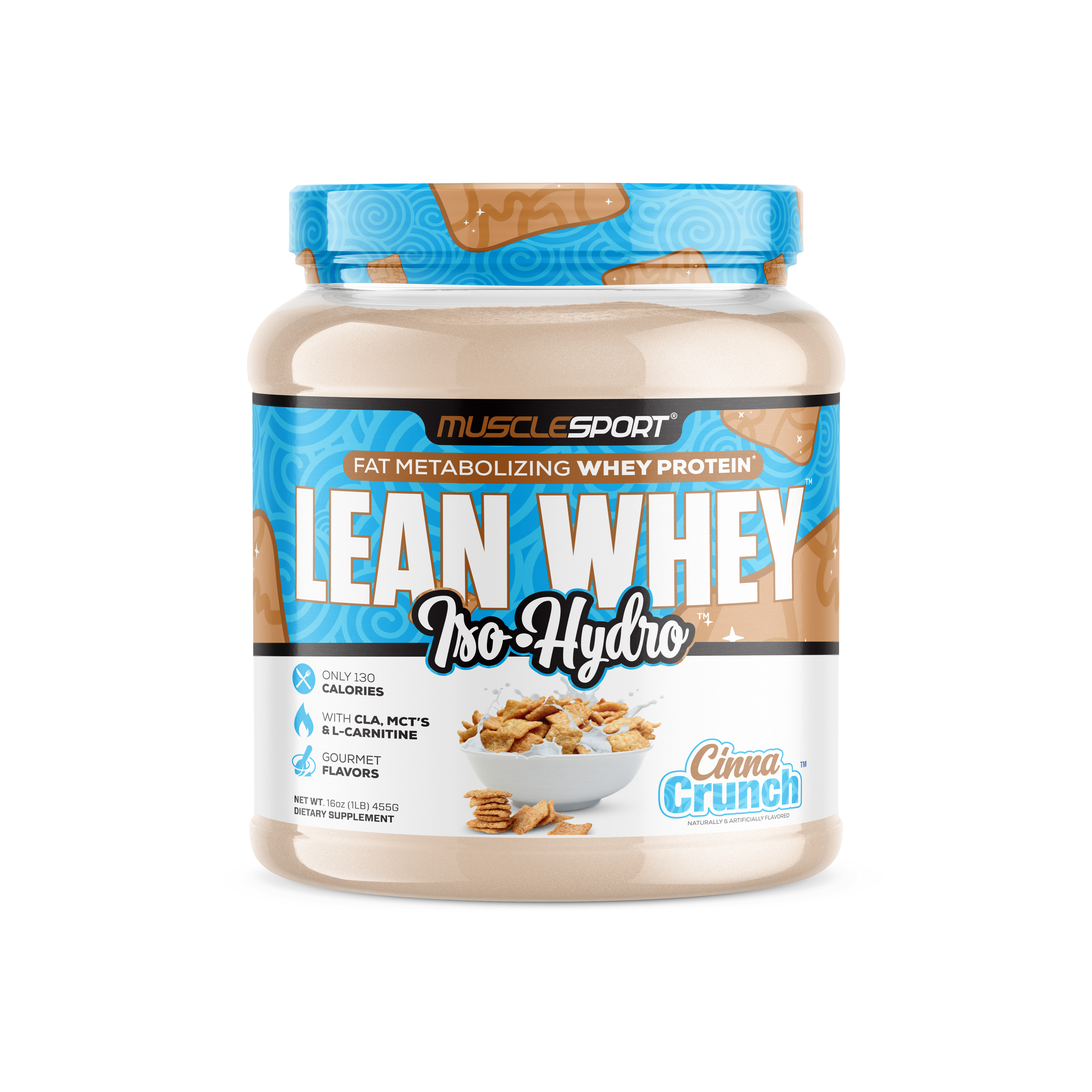 MuscleSport - Wholesale Protein/Superfood Powder - Lean Whey™ Iso Hydro Gourmet Protein 1lb11